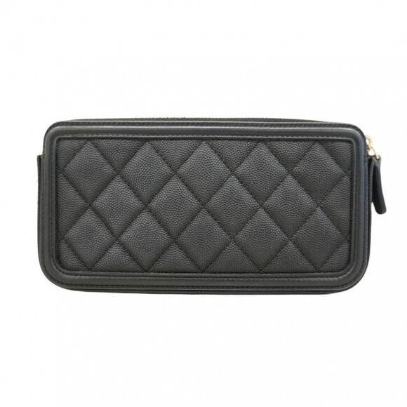 CHANEL Black Caviar Leather Wallet - Picture 12 of 13